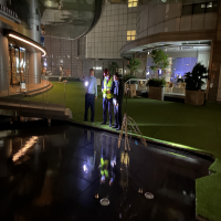 上海某广场吊顶和水池钢架检测受好评